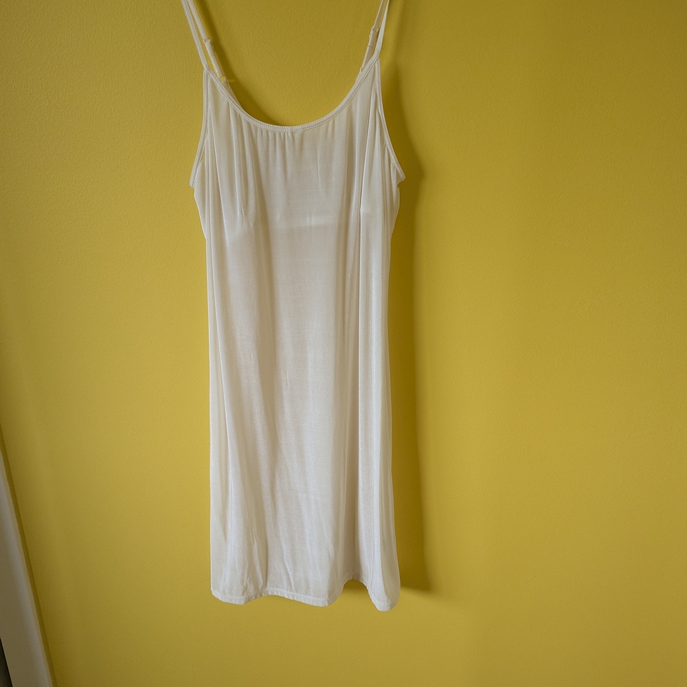 Lingerie Elegant White Slip Dress